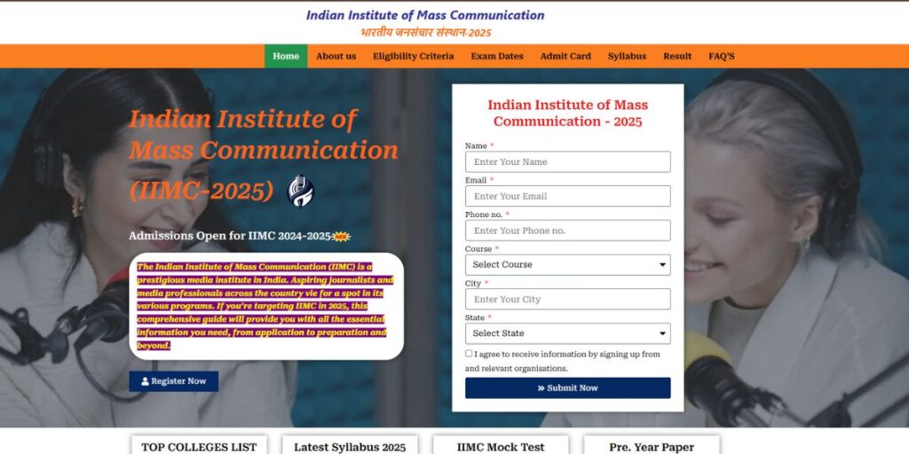 Best Journalism Colleges in India