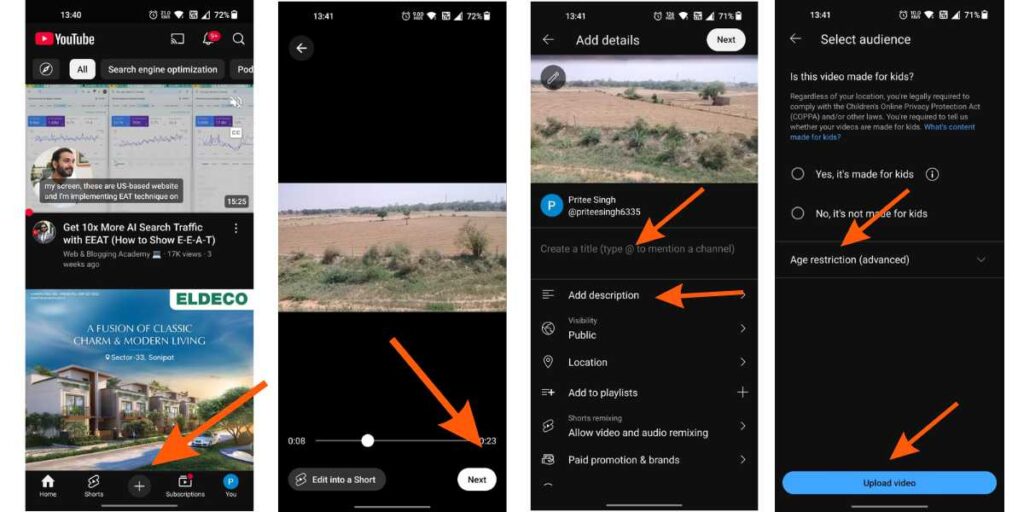 How to Upload a Video to YouTube