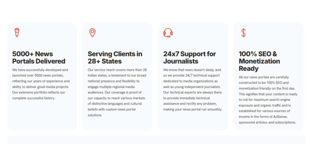 News Portal Development Company