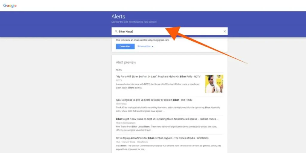 Find Trending News for a News Portal