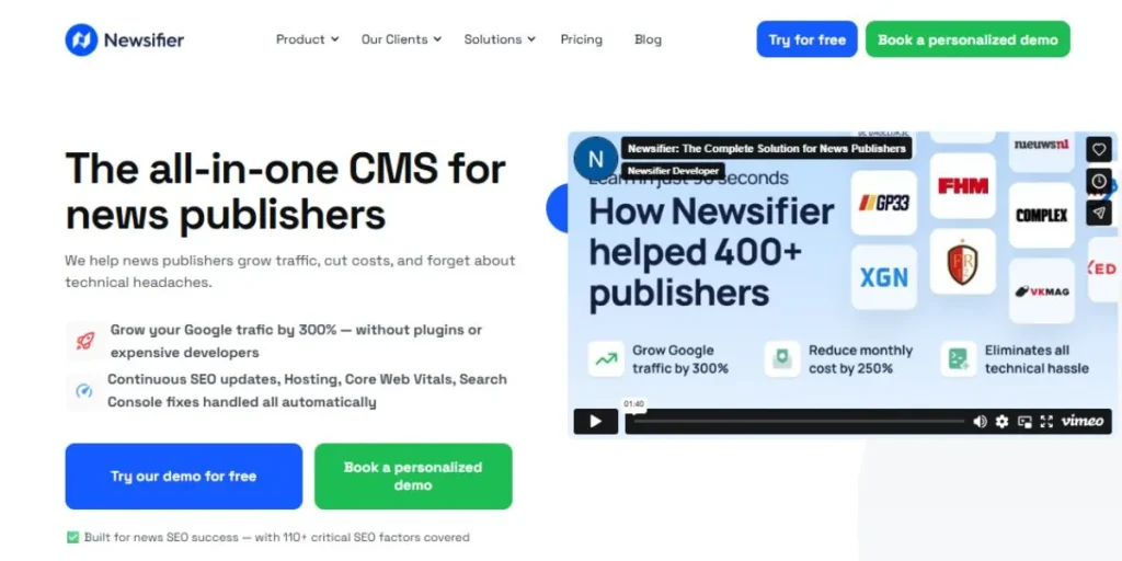 Best CMS for News Websites