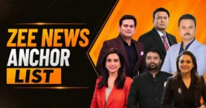 Zee News Anchor List