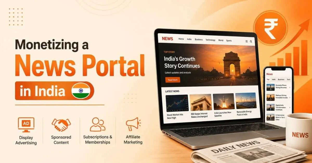 Monetizing a News Portal in India